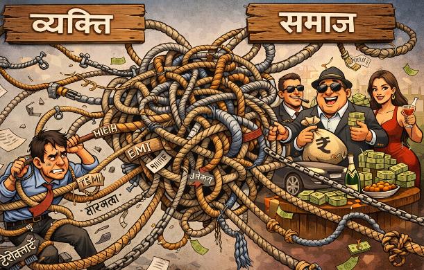 व्यक्ति और समाज के संबंध इतने जटिल और उलझे हुए हैं