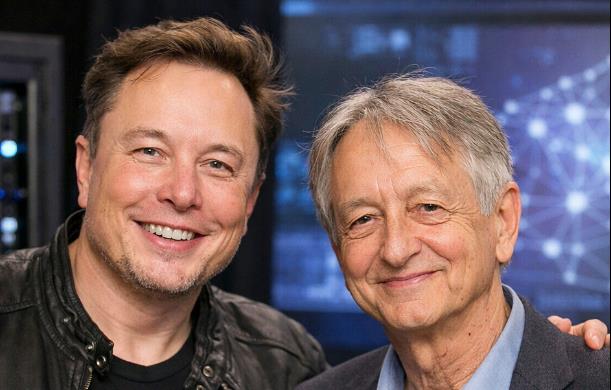 प्रसिद्ध उद्योगपति एलॉन मस्क एवं प्रसिद्ध वैज्ञानिक ज्य...