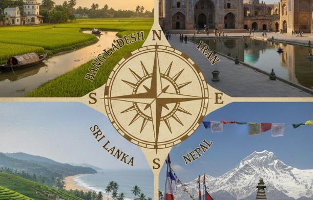 श्रीलंका, नेपाल, बांग्लादेश और ईरान जैसे देशों के हालिय...