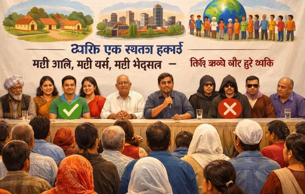 नई समाज व्यवस्था का प्रारूप