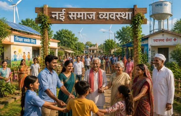 संपूर्ण व्यवस्था परिवर्तन और लोक स्वराज का अभियान
