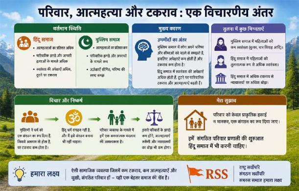 हिंदू-मुस्लिम पारिवारिक संरचना की तुलना और नई परिवार व्...