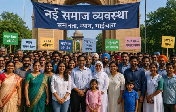 नई समाज व्यवस्था में संघ सभा और सरकार का संतुलन