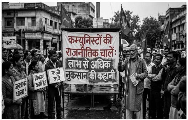 कम्युनिस्टों की राजनीतिक चालें: लाभ से अधिक नुकसान की क...
