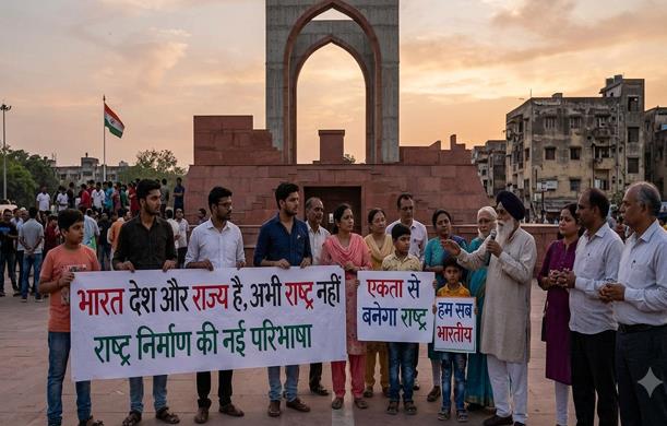 भारत देश और राज्य है, अभी राष्ट्र नहीं: राष्ट्र निर्माण...